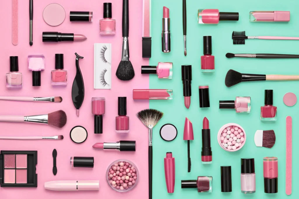 Authentic beauty product vs. popular beauty dupe comparison